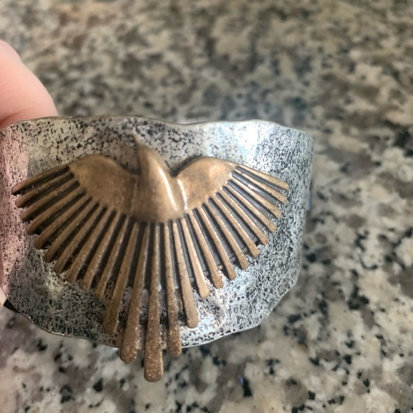 Gorgeous Eagle bracelet; from an artisan in AZ 🦅 - Picture 4 of 4